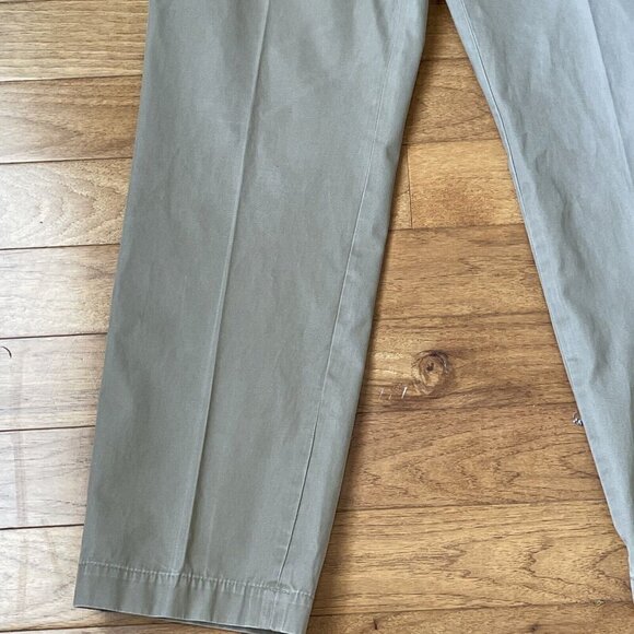 Banana Republic Emerson Chino Pants Mens Size 36 x 30.5 Khaki Flat Front Preppy - Picture 3 of 15